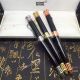 2019 Copy Mont blanc Writers Edition Gold Clip Precious Resin Rollerball Pen (4)_th.jpg